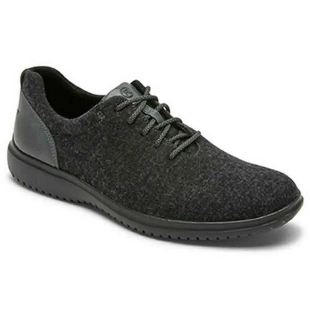 Rockport Mens Dress Shoes Potts 2 Fast‎ Oxford Casual Dark Gray CH5500 Sz 7